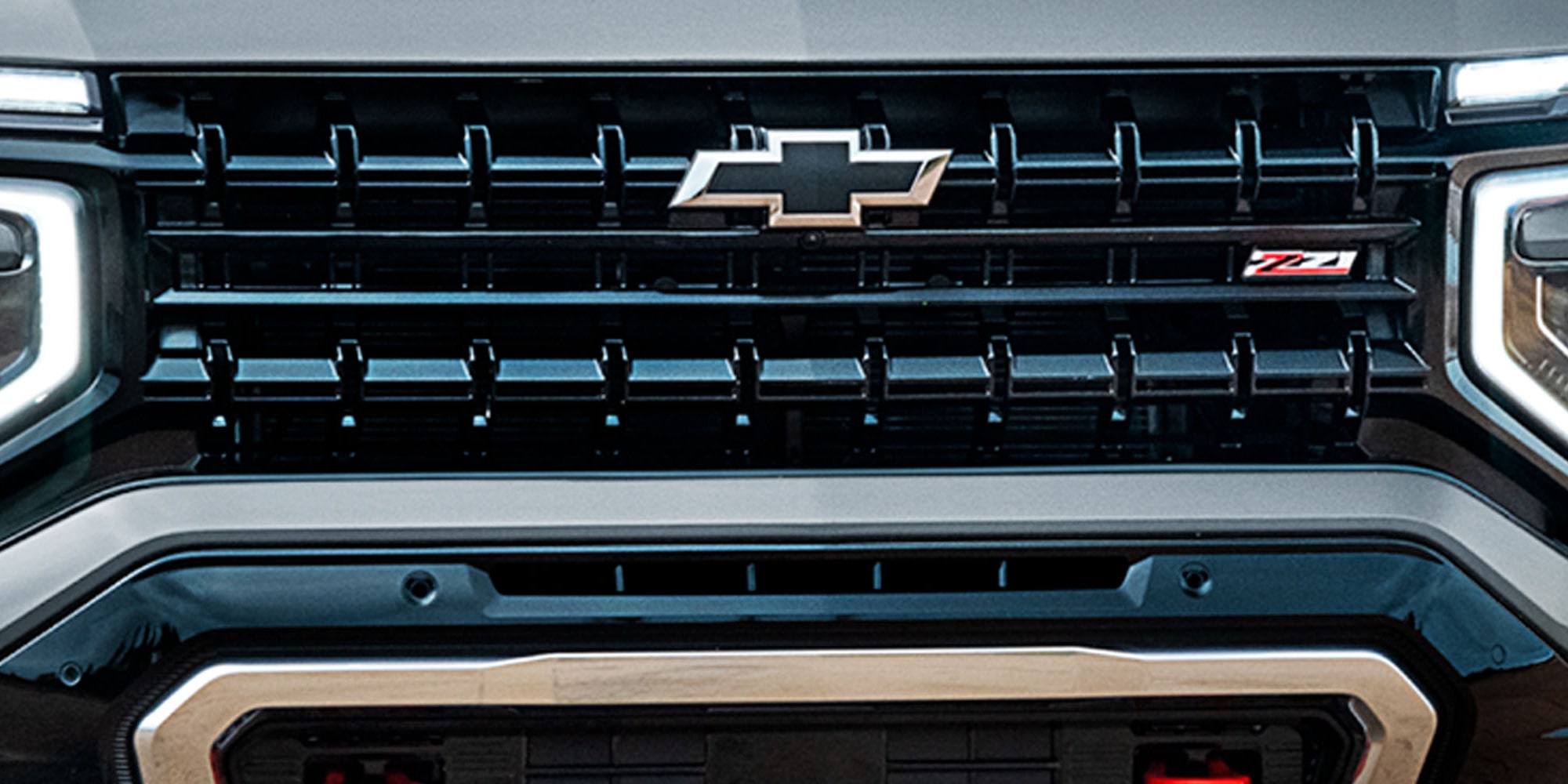 Primer plano de la parrilla frontal Tahoe