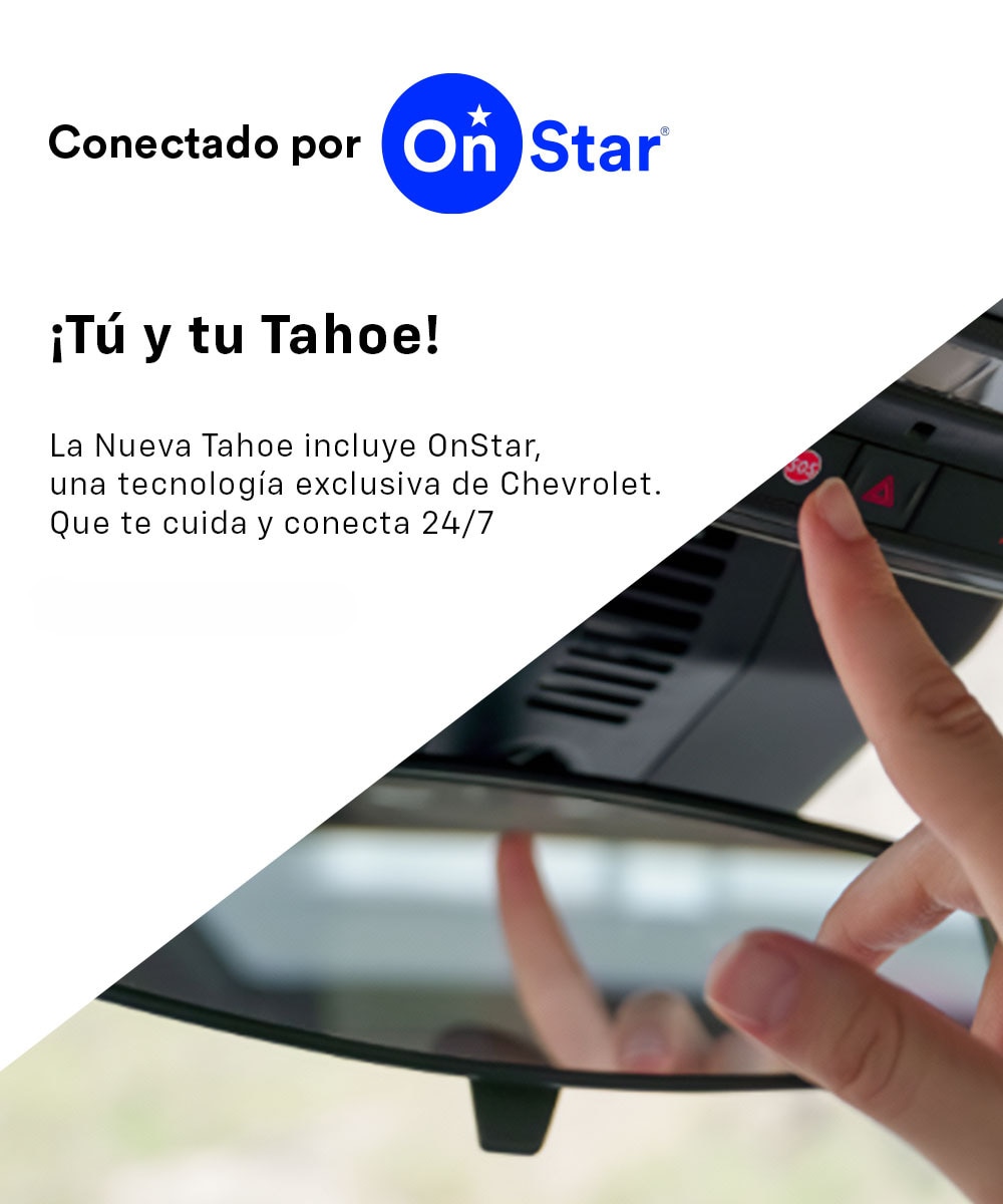OnStar y tu Chevrolet siempre online para mayor seguridad y asistencia.